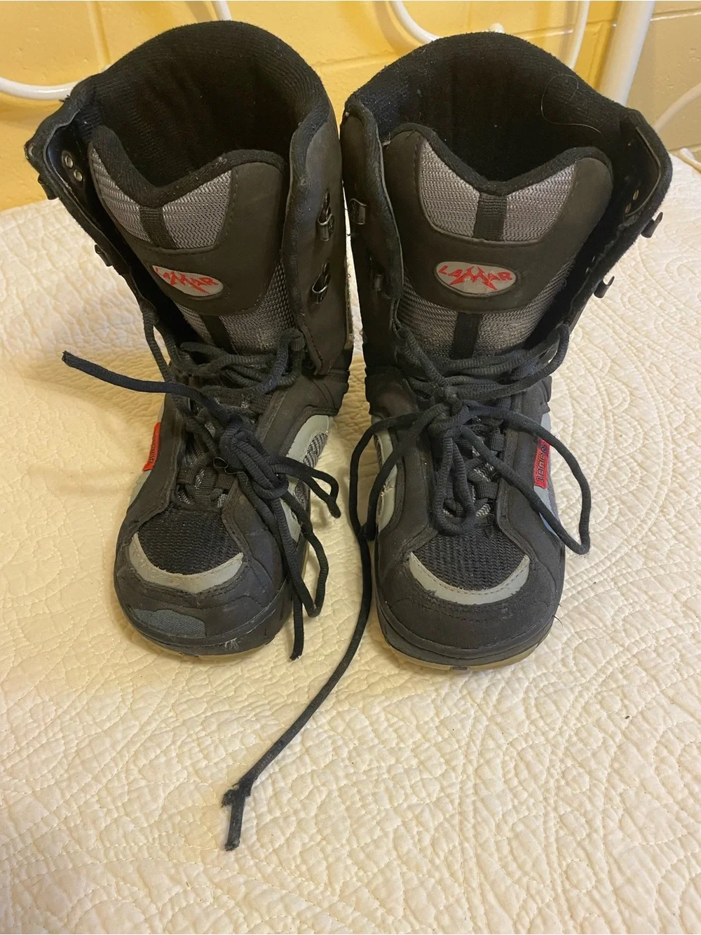 Men's Black and Gray Rain & Snow Boots - Durable All-Weather Footwear